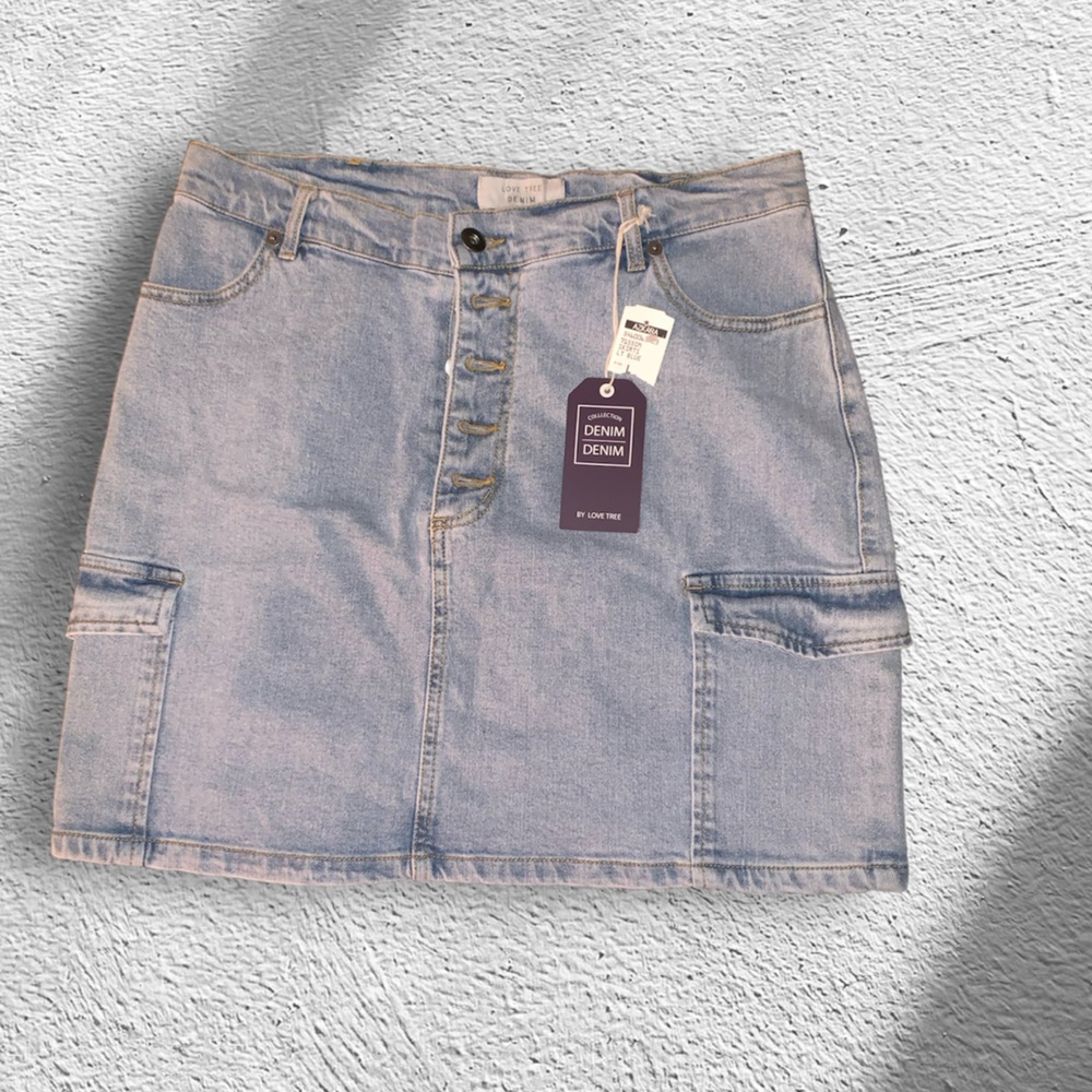 Azkara brand, size L, color wash denim